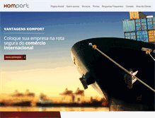 Tablet Screenshot of komport.com.br
